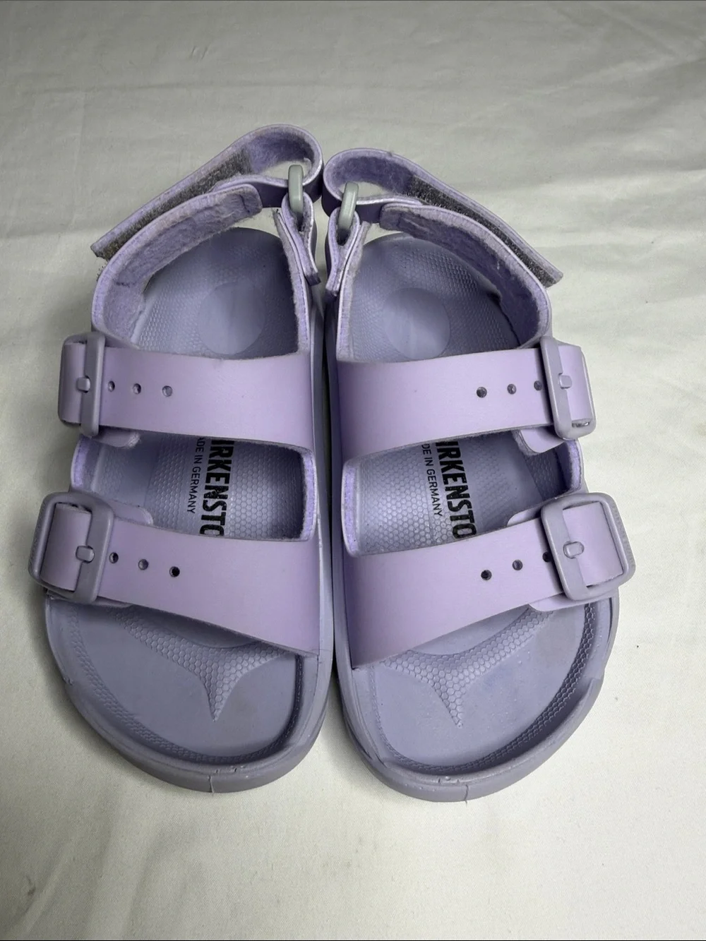 Birkenstock Kids Lilac Double-Strap EVA Sandals